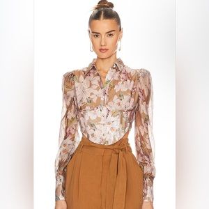 NWOT BARDOT Corset Top in Lily Floral